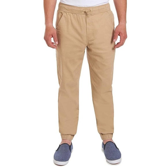 Nautica Boys School Uniform Jogger Khaki Pants Size M 32/34 - Picture 3 of 11